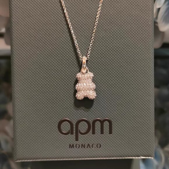 APM Monaco Baby Mood Yummy Bear Adjustable Necklace - Picture 2 of 5